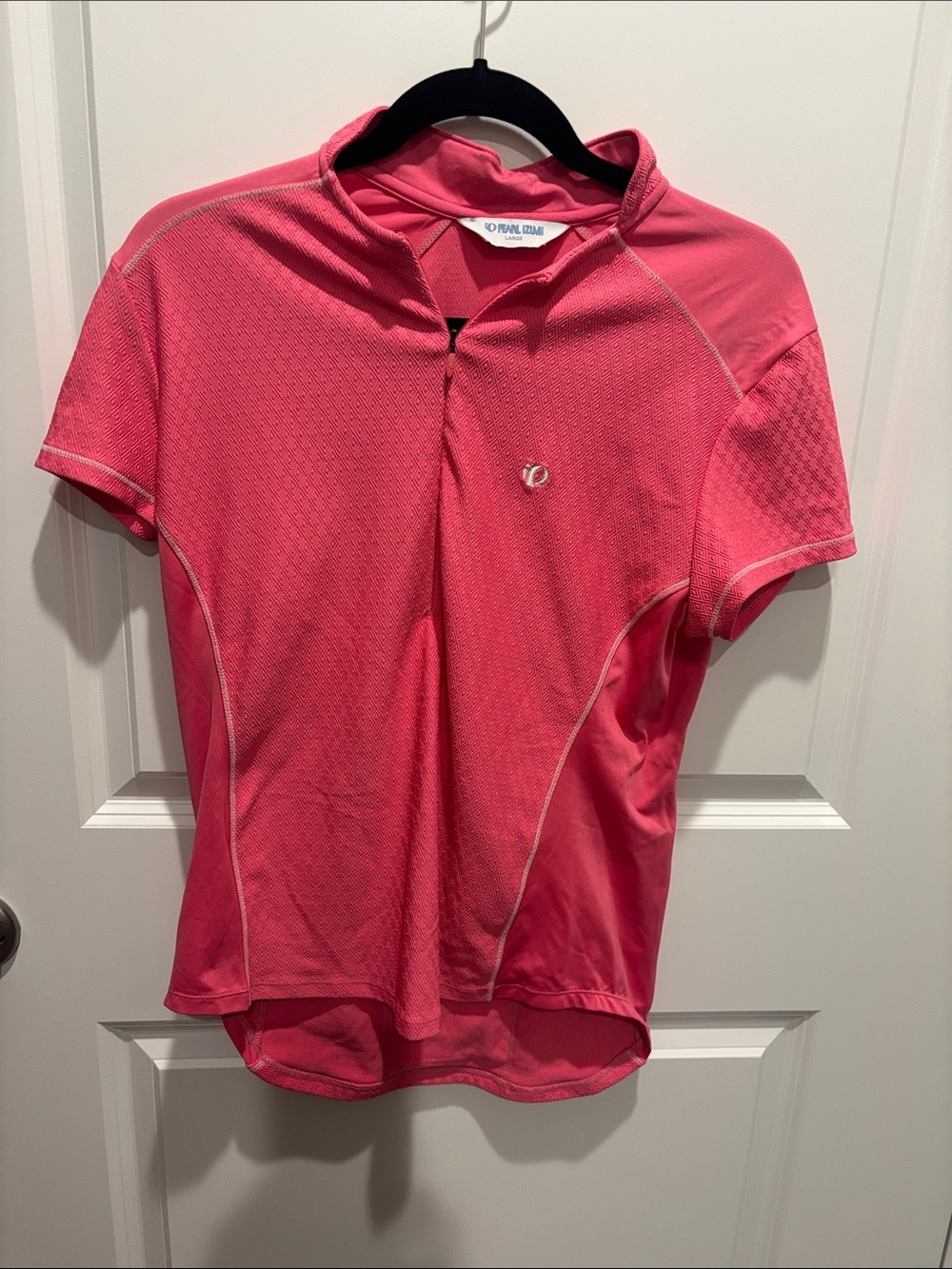 Pearl Izumi Women's Coral Pink Short Sleeve Cycling Jersey